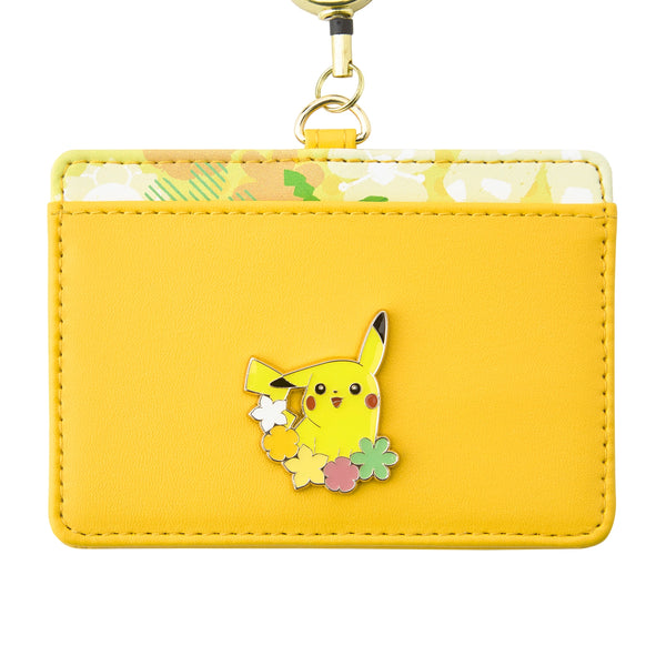 Pokemon ID Card Holder with Lanyard – Floral Design Collection