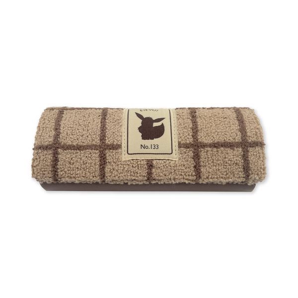 Pokemon Eevee Fuzzy Sagara & Corduroy Eyeglass Case
