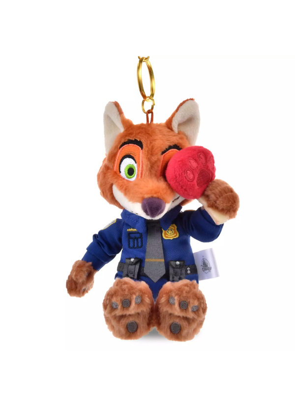 Disney Nick Wilde Plush Keychain Magnetic Ice Cream Stick Zootopia