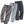 Load image into Gallery viewer, Scrub Canvas Club Black Jack Unisex Scrub Pants
