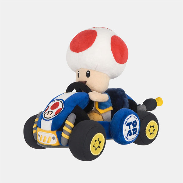 Mario Kart World Toad Plush Toy – Standard Kart Version