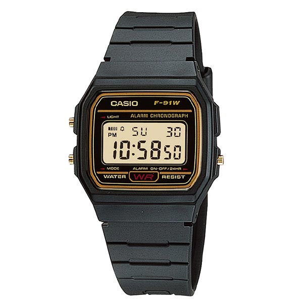 Casio Collection Digital Watch F-91WG-9QJH