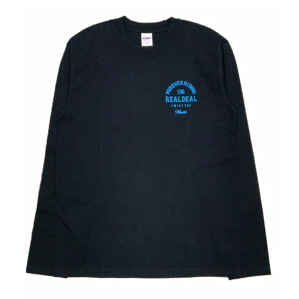 Iron Heart IHTL-2303 x REALDEAL Double Name 7.5oz Loopwheel Crewneck Long Sleeve Shirt