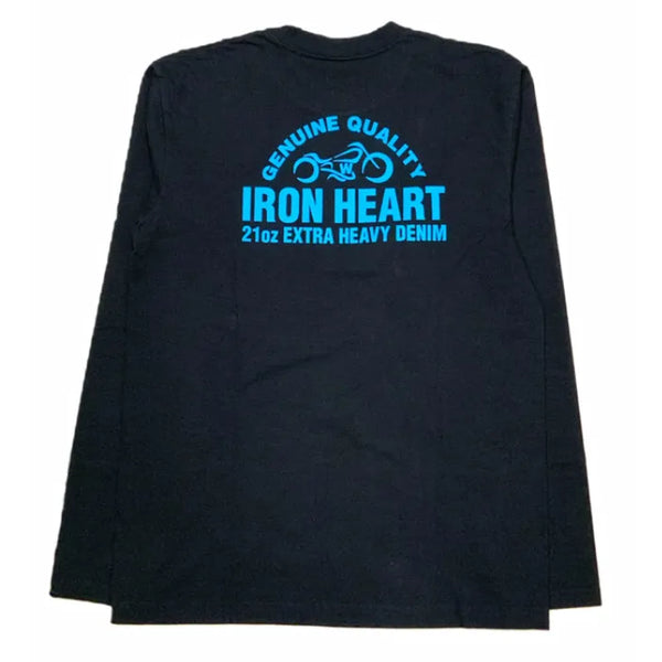 Iron Heart IHTL-2303 x REALDEAL Double Name 7.5oz Loopwheel Crewneck Long Sleeve Shirt