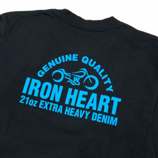 Iron Heart IHTL-2303 x REALDEAL Double Name 7.5oz Loopwheel Crewneck Long Sleeve Shirt