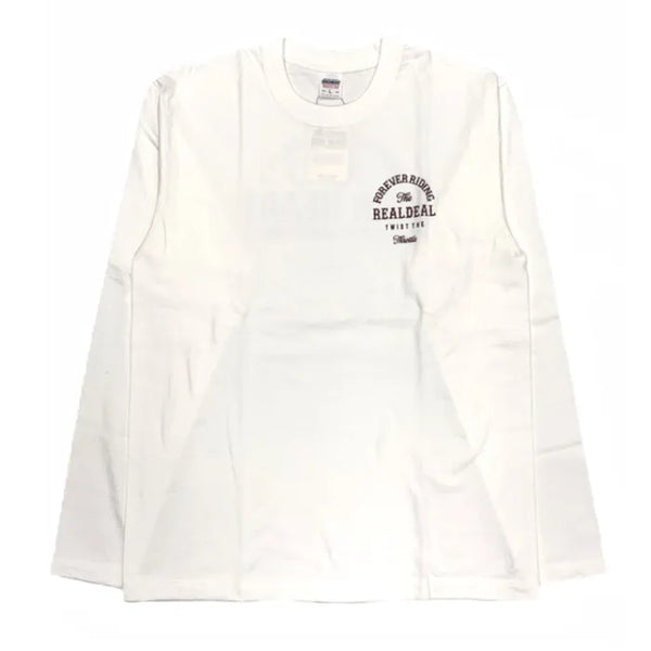 Iron Heart IHTL-2303 x REALDEAL Double Name 7.5oz Loopwheel Crewneck Long Sleeve Shirt