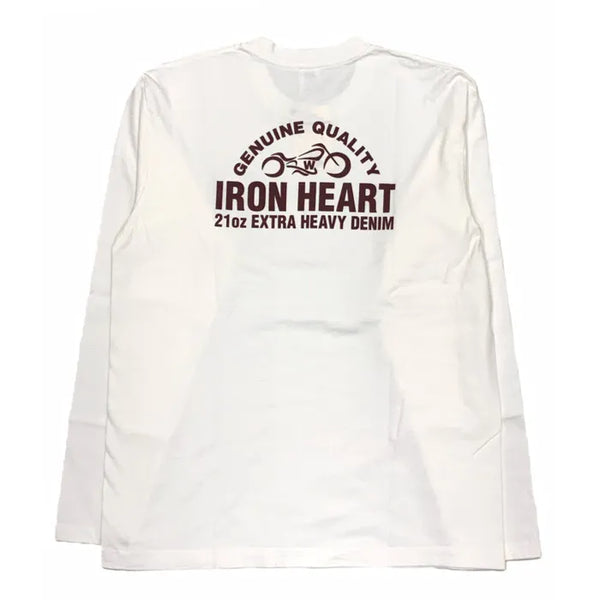 Iron Heart IHTL-2303 x REALDEAL Double Name 7.5oz Loopwheel Crewneck Long Sleeve Shirt