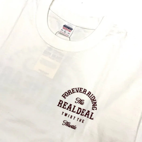 Iron Heart IHTL-2303 x REALDEAL Double Name 7.5oz Loopwheel Crewneck Long Sleeve Shirt