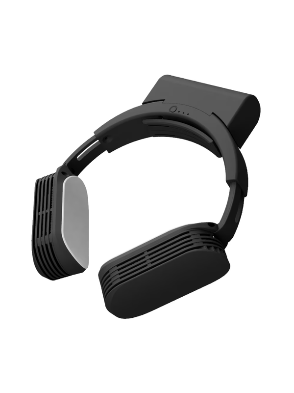 THANKO Neck Cooler Evo Wearable Neck Cooling Device with Battery White Black TK-NEMB3