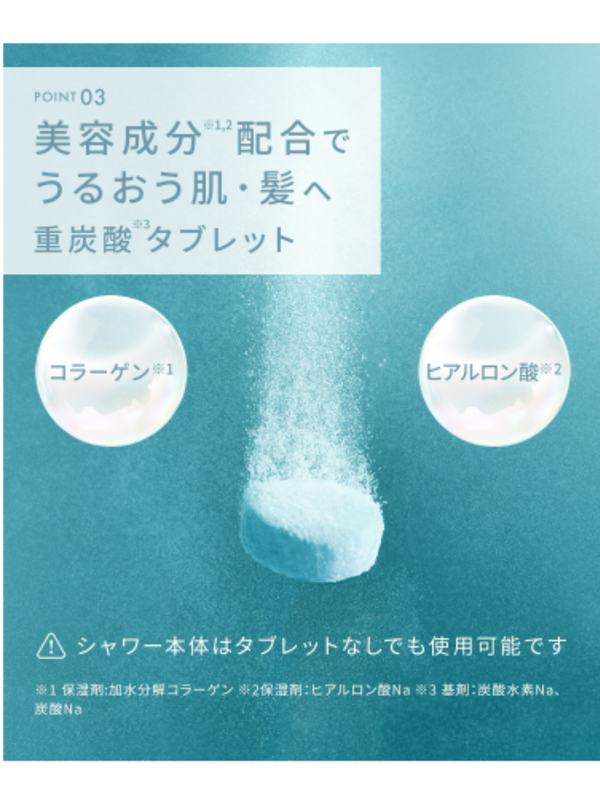 SALONIA Fine Bubble Clear Shower Head Set