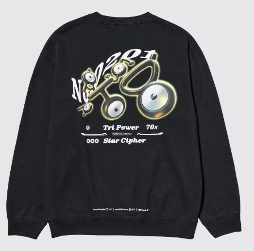 Uniqlo Pokemon UT Trading Cards Sweatshirt