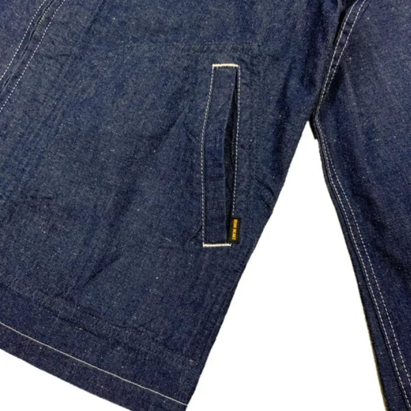 Iron Heart IHJ-146 Nep Denim Windbreaker Jacket