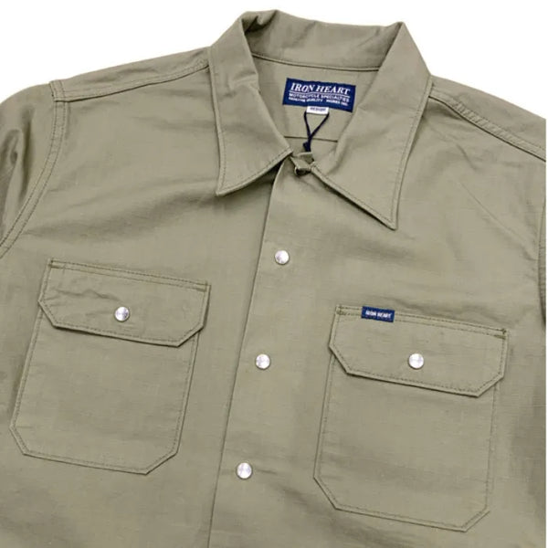 Iron Heart IHSH-415 Ripstop Mechanic Short Sleeve Shirt