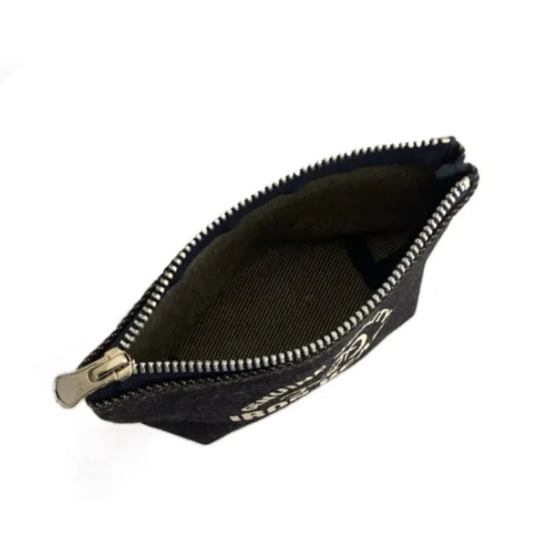 Iron Heart IHG-092 21oz Selvedge Denim Pouch Heavyweight Indigo Small Zip Bag