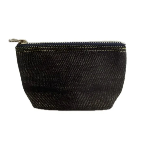 Iron Heart IHG-092 21oz Selvedge Denim Pouch Heavyweight Indigo Small Zip Bag