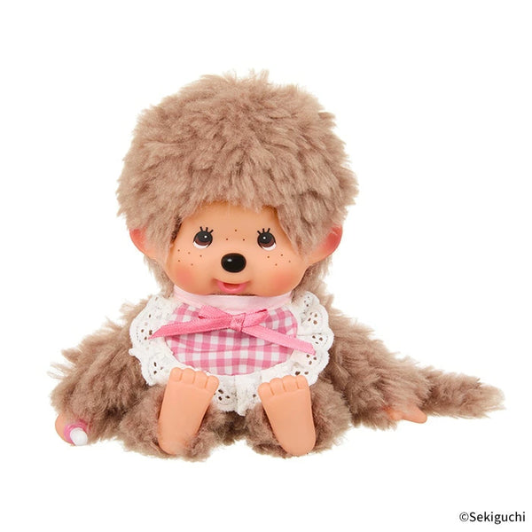 Monchhichi Sweet Brown Plush Pink & Brown Set of 2