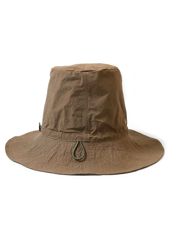 Kapital Nylon KONBU Processed Pork Pie Camp Hat (Long Brim)