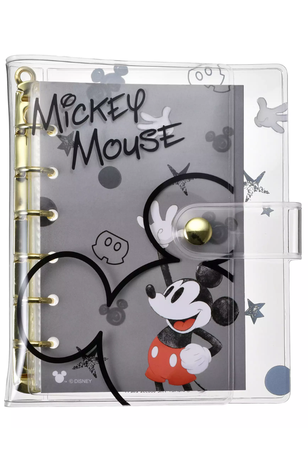 Disney Mickey Mouse 6-Ring Sticker Binder with Clear Cover