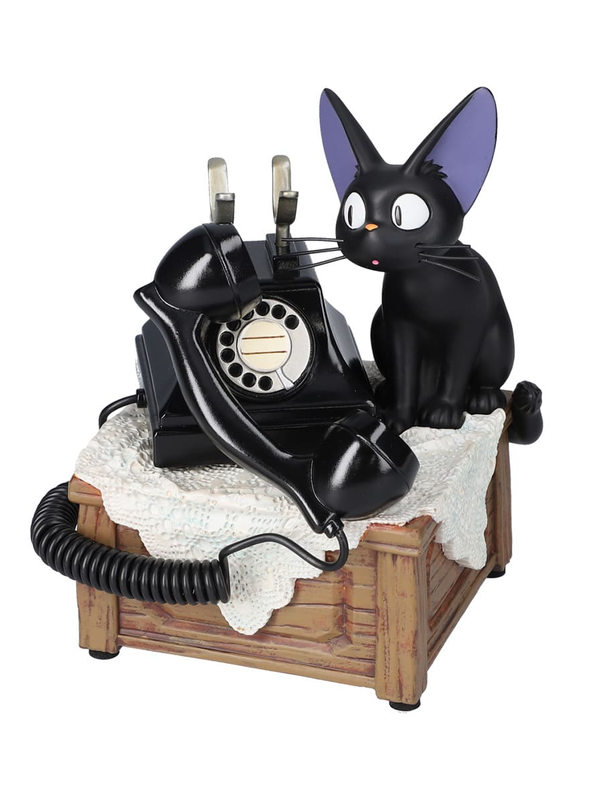 Kiki's Delivery Service Jiji Black Telephone Music Box