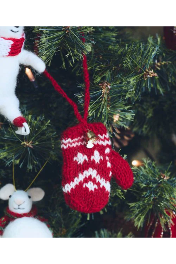 studio CLIP Christmas 2026 Hand-Knit Wool Christmas Tree Ornament