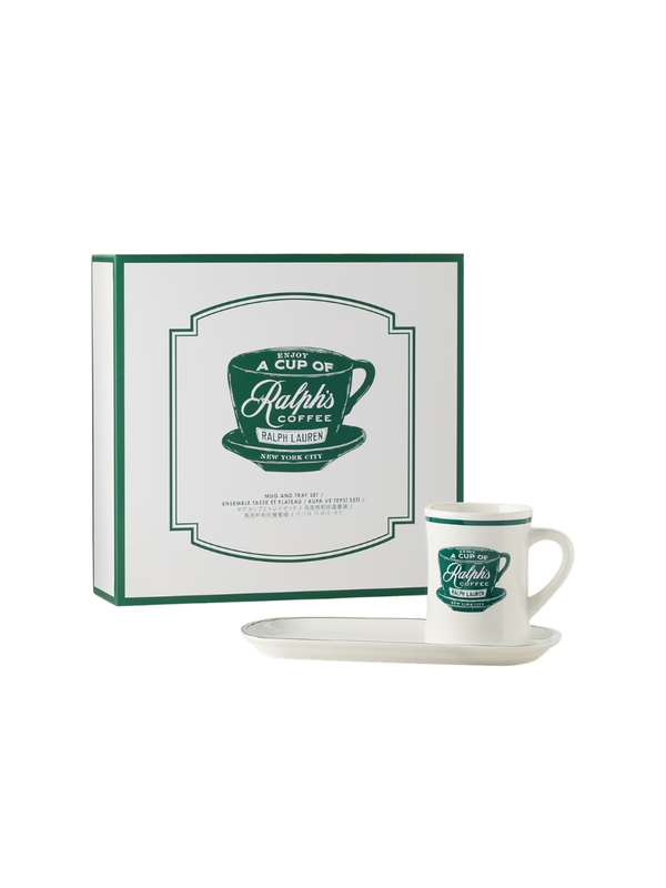 Ralph's Coffee Mug & Tray Set