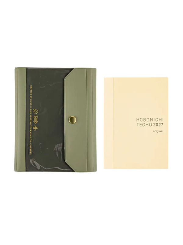 Hobonichi Techo Aileron Gray Cover Original Size A6 PVC Planner Cover 2027