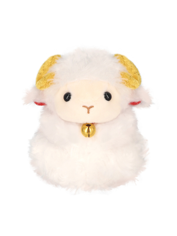 2027 White Sheep Zodiac Plush Toy Hitsuji Mocchi 9.5 cm