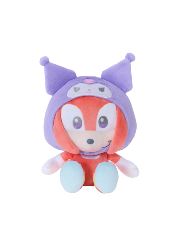 Sonic & Friends Sanrio Plush M Knuckles x Kuromi