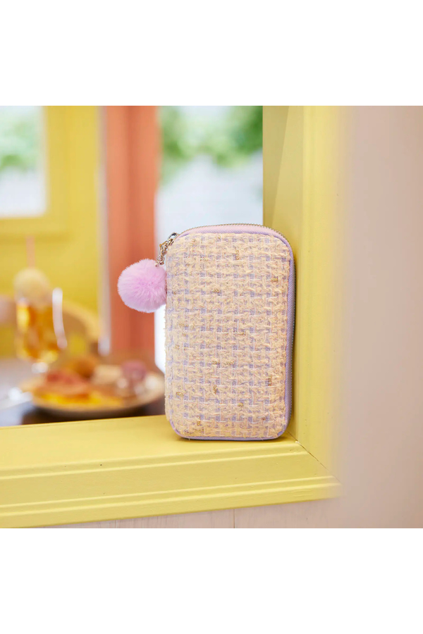 Hobonichi Techo Small Drawer Pouch – Iwate Homespun Pom-Pom Tweed