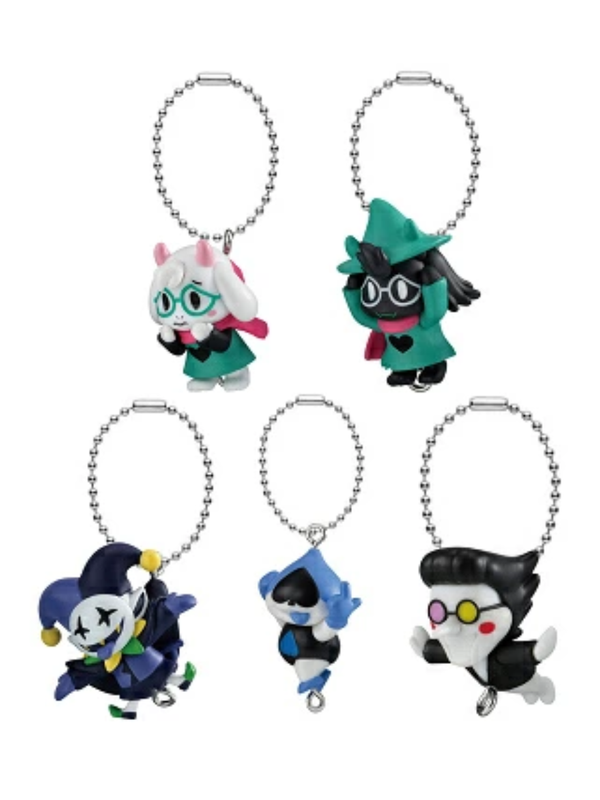 DELTARUNE Tsumande Tsunagete Mascot Keychain Set