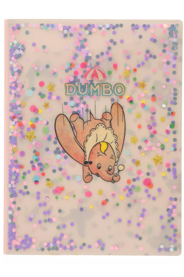 Disney Dumbo 85th Anniversary 2-Pocket Clear File Folder