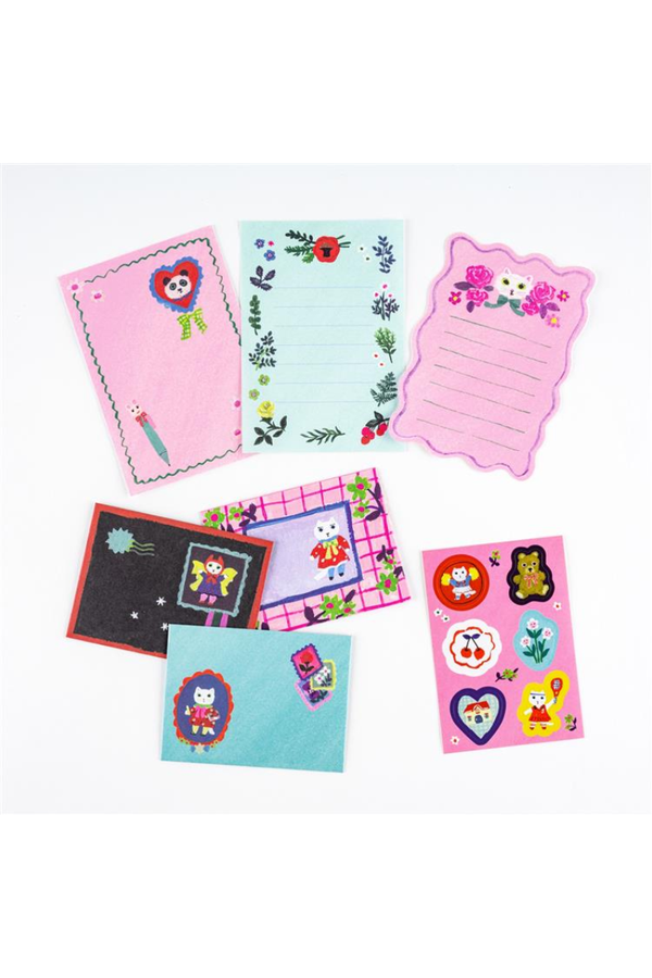 Hobonichi Yumi Kitagishi White Cat Mini Letter Set