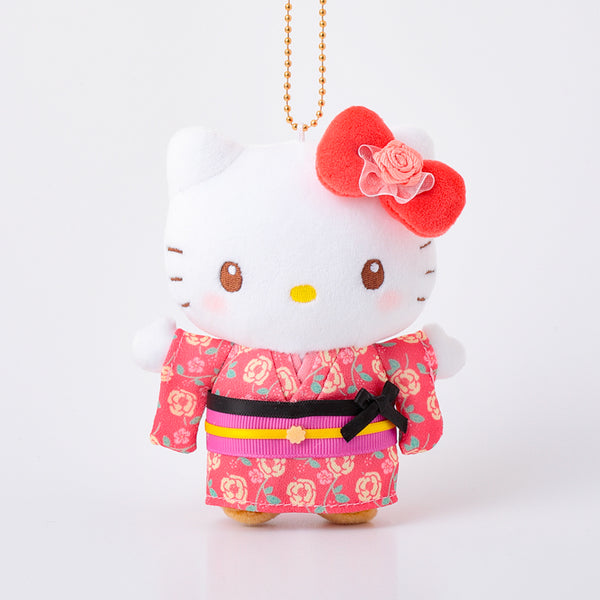 Sanrio Hello Kitty Wagokoro Roman Munyugurumi Mascot Plush