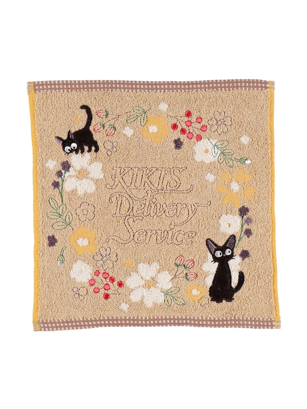 Kiki’s Delivery Service Mini Towel Sepia Flower Design