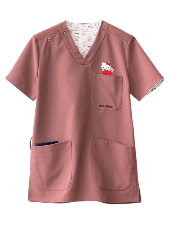 Sanrio Characters Stretch Scrub Top