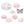 Load image into Gallery viewer, Sanrio Characters Secret Hair Clip (White Frill) Set (Box of 8 Pieces)
