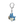 Load image into Gallery viewer, Totoro Style Keychain Medium Totoro and Small Totoro Character
