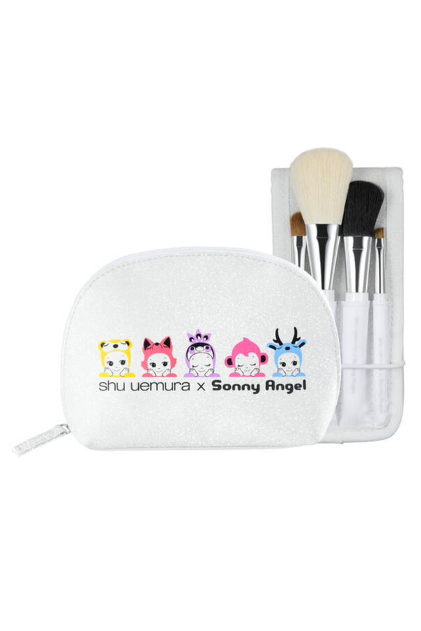 Shu Uemura x Sonny Angel Spirit Brush Kit Makeup Brush Set with Pouch