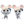 Load image into Gallery viewer, Demon Slayer Kimetsu no Yaiba Fluffy Puffy Muscle Mice Mini Figure Set
