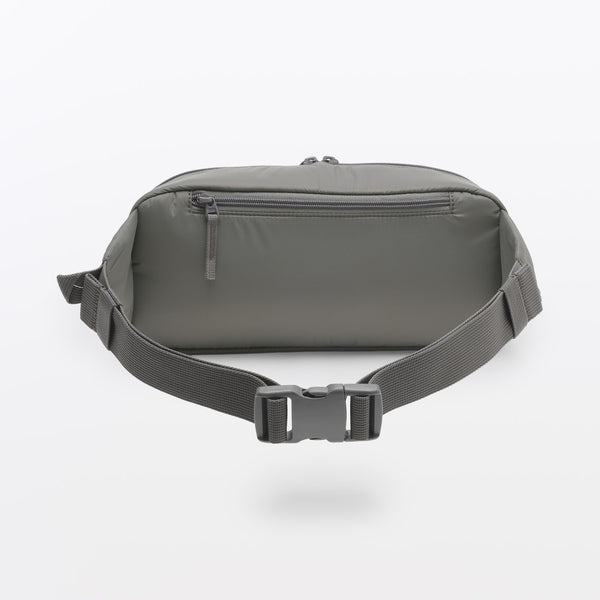 MUJI Water-Repellent Padded Sling Bag – Gray or Black