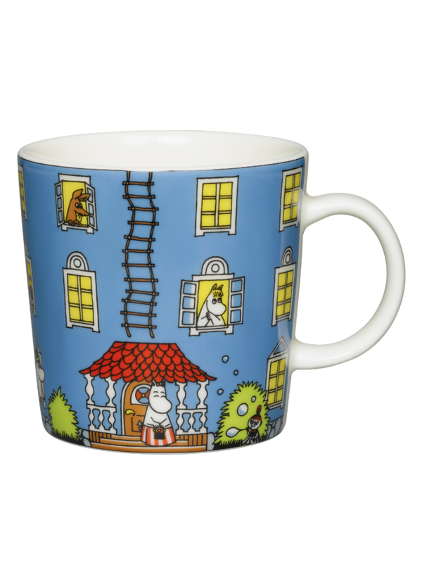 Moomin House Ceramic Mug 0.3L Blue House Design