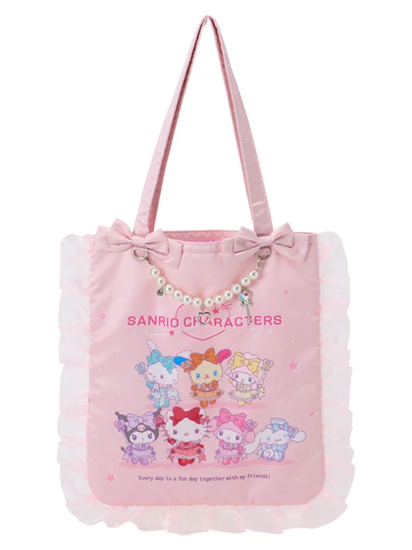 Sanrio Characters Colorful Dress Tote Bag
