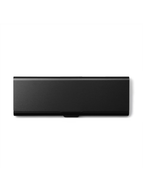 MUJI Aluminum Pencil Case Flat Black