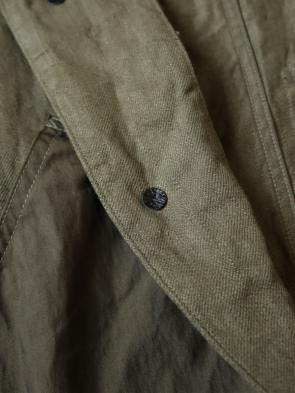 Kapital Linen Chino Cloth x Gabardine Ringo Man Coverall Jacket