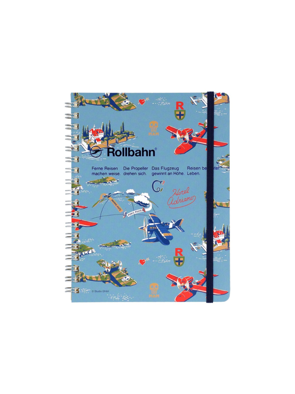 Porco Rosso Rollbahn L Notebook with Pocket