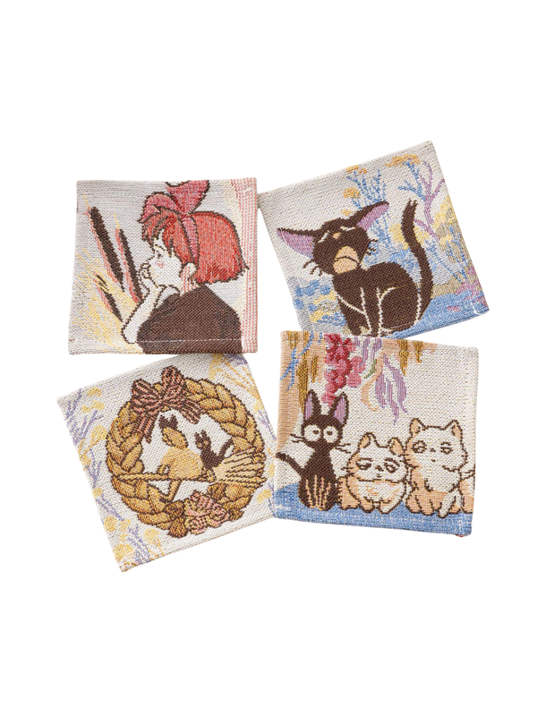 Kiki's Delivery Service Gobelin Coasters Set of 4