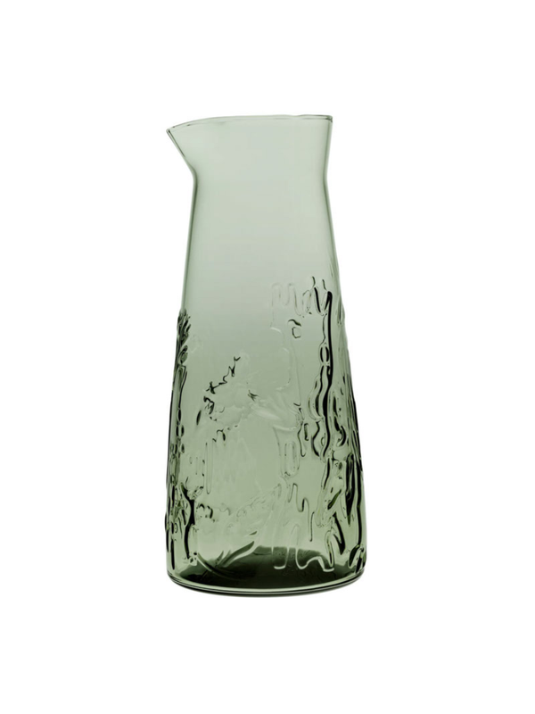 Moomin Arabia Pitcher 1L Pine Green – Glass Jug