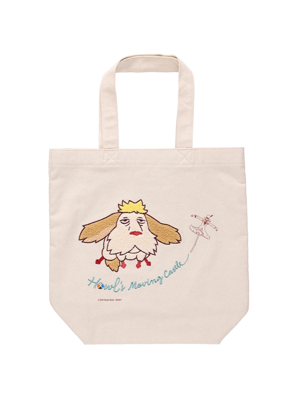 Howl’s Moving Castle Hin Embroidered Canvas Tote Bag