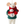 Load image into Gallery viewer, KIKA Wool Felt Mouse Snowman Christmas Ornament
