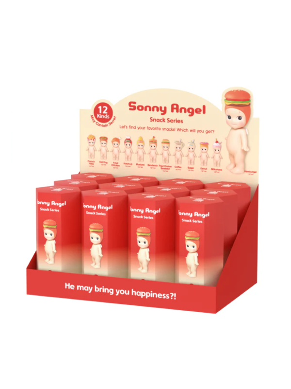 Sonny Angel Snack Series Assort Box – 12 Blind Box Mini Figures